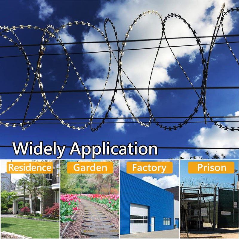 BowLift | Stainless Steel Blade, Barbed Wire Galvanized Iron, Fence Anti-Theft Anti-Climbing Anti-Theft Thorns