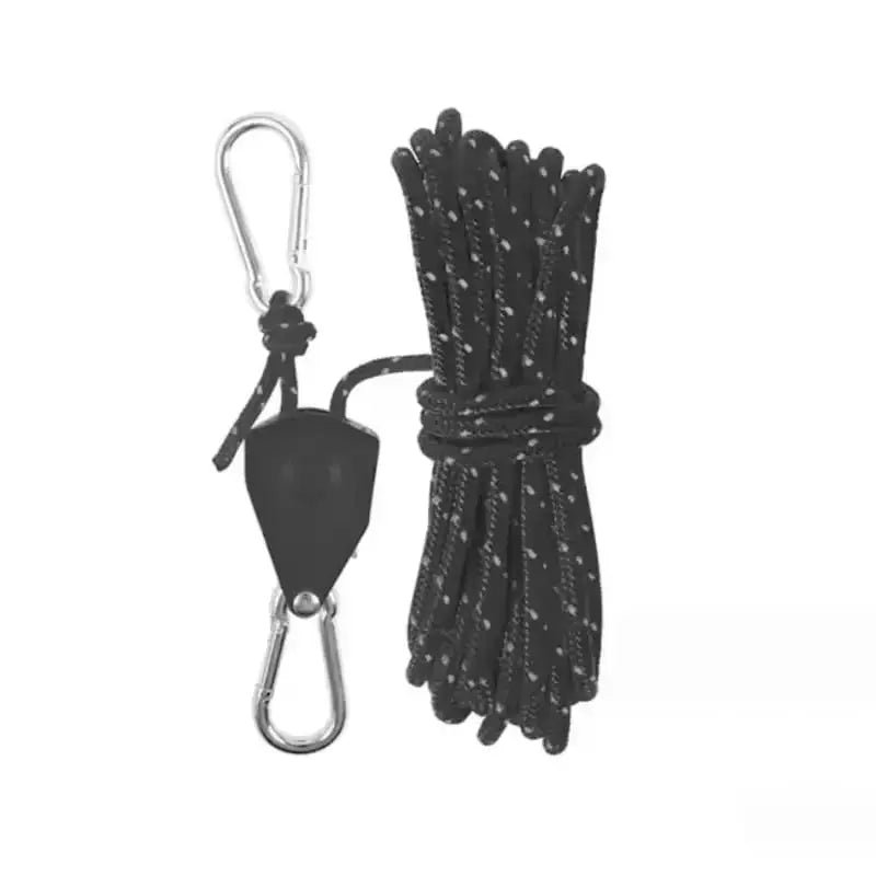 BowLift | Windproof Outdoor Rope – 5 m Reflective Nylon with Carabiner