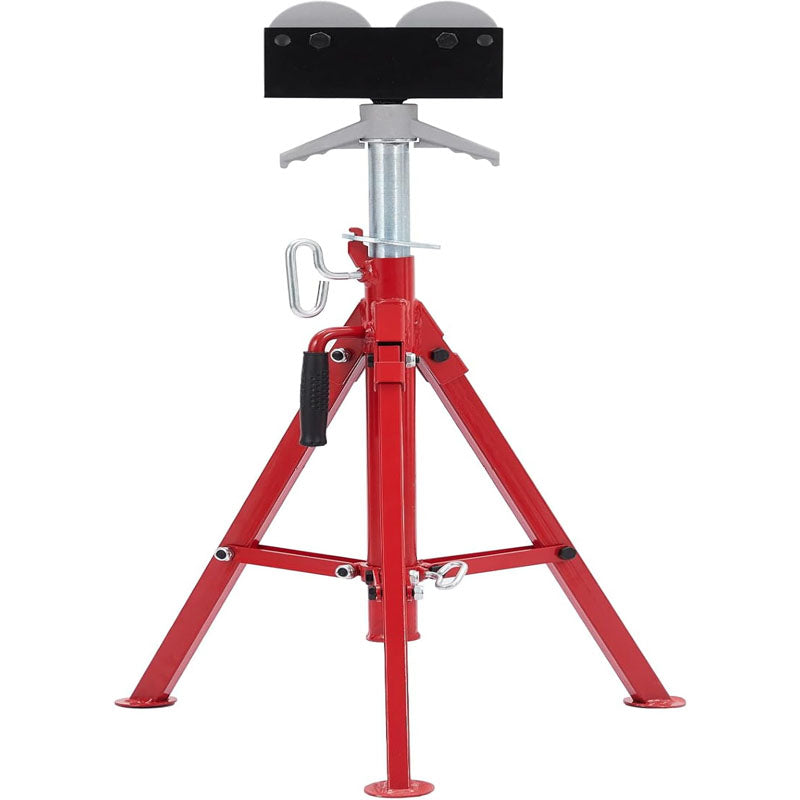 BowLift | 0.5-12 inch Roller Head Pipe Stand 2500lbs Folding Jack Stand  Welding Stand Adjustable Height 28-52INn  Steel Pipe Jacks for Welding