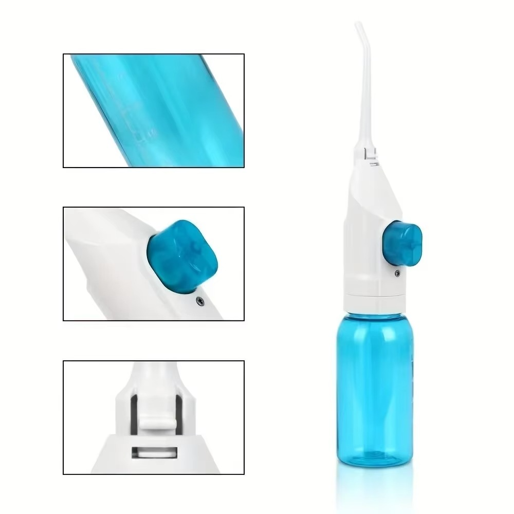 BowLift | Portable High Pressure Manual Water Flosser for Teeth Cleaning
