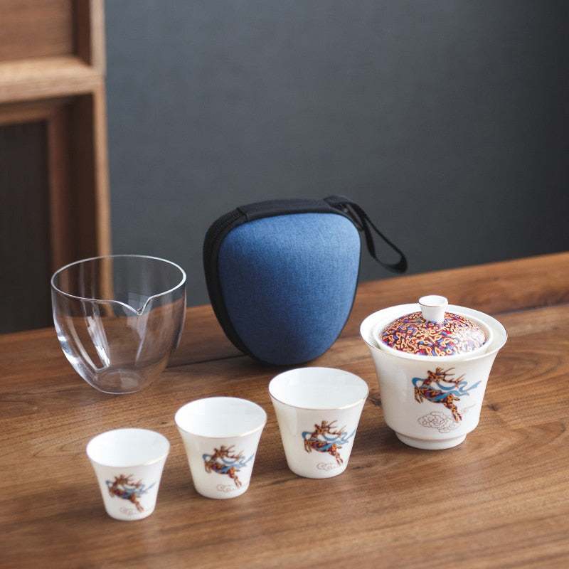BowLift | Magical Winter Ceramic Tea Cup Set