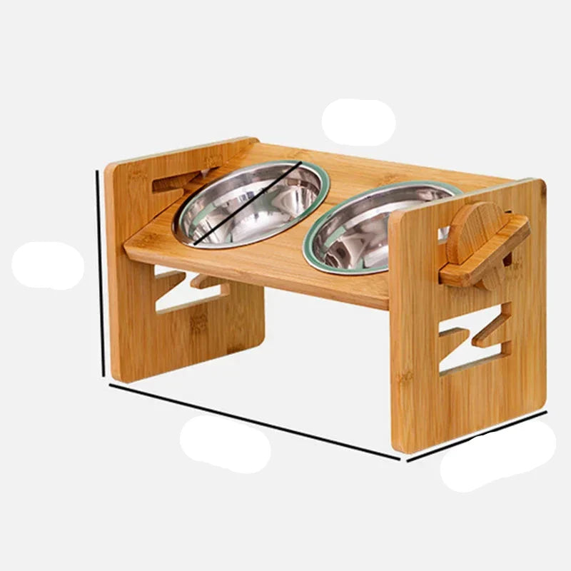 BowLift | Elegant bamboo bowl for your dog's comfort