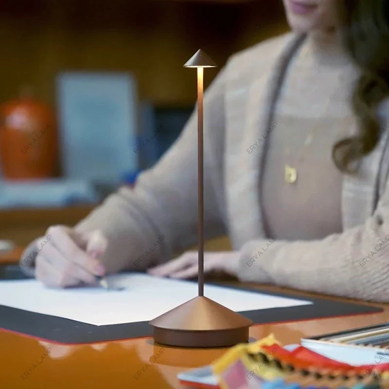 BowLift | Rechargeable Table Lamp Creative Dining Room Touch Led Pina pro Table Lamp Hotel Bar Coffee Desk Lamp Decorative Desk Lamp
