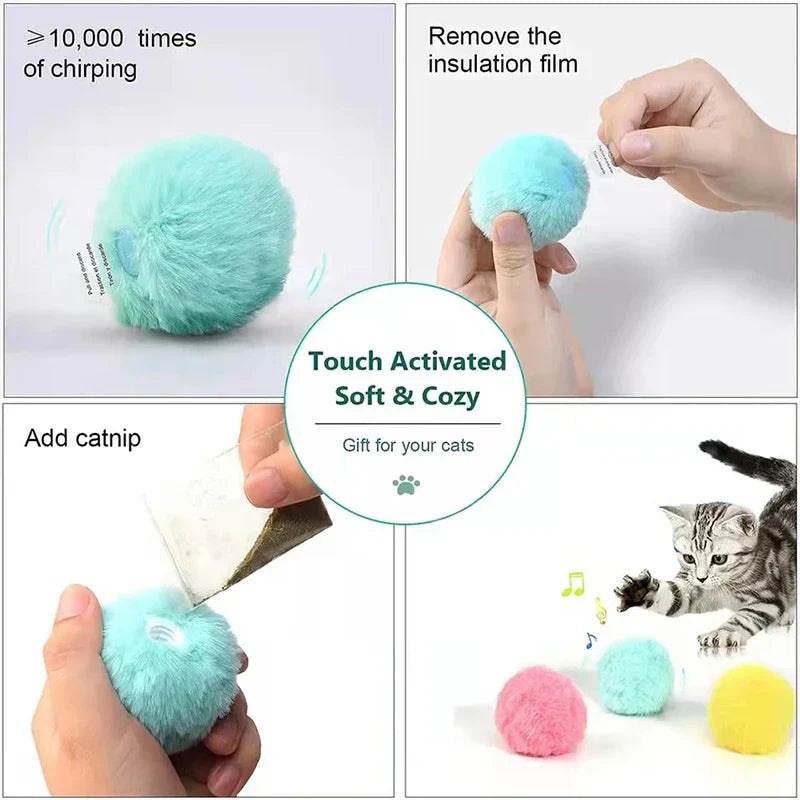 BowLift | – smarter interactive plush ball for cats | buy 1, get 1 free 🎁