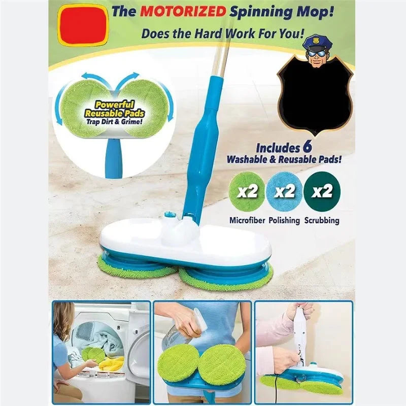 BowLift | Cordless Electric Mopping Mop With Reusable Pads