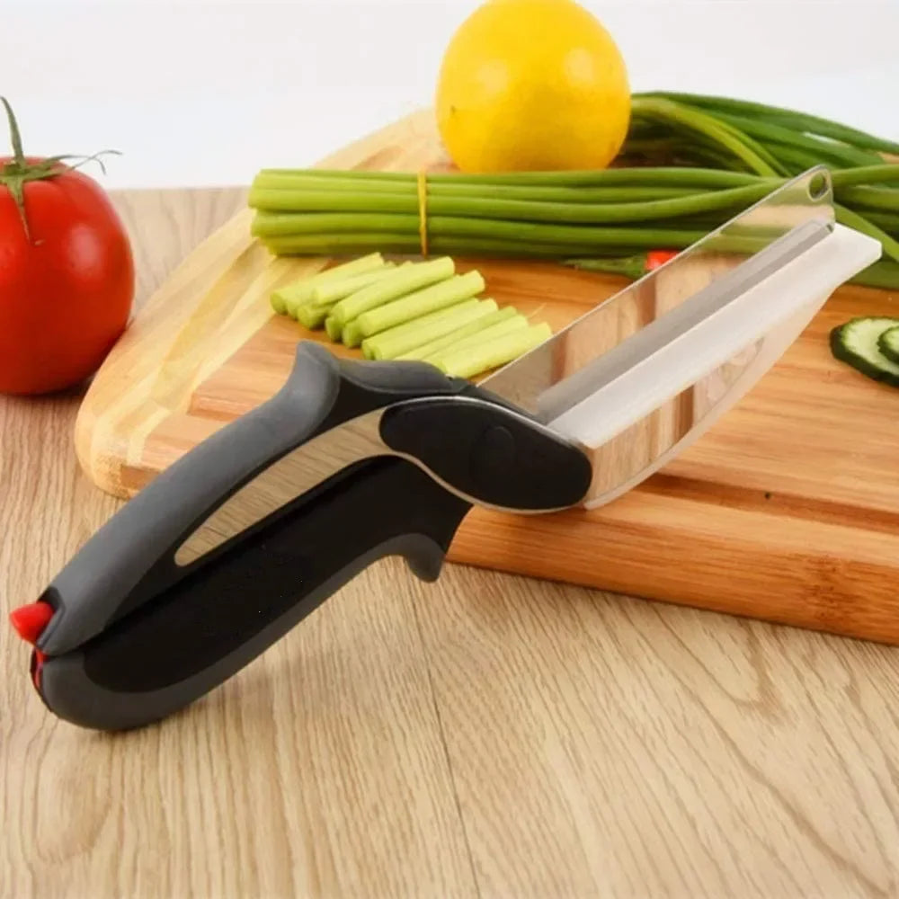 BowLift | 2 in 1 Scissors with Cutting Board