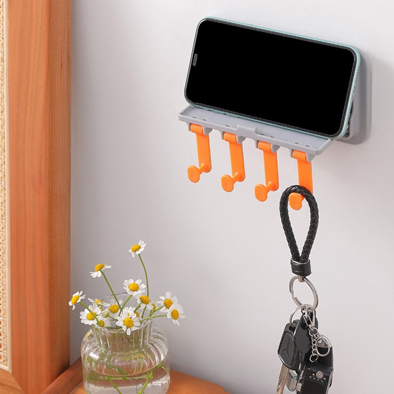 BowLift | Wall-Mounted Phone Holder Kitchen Organizer Rack