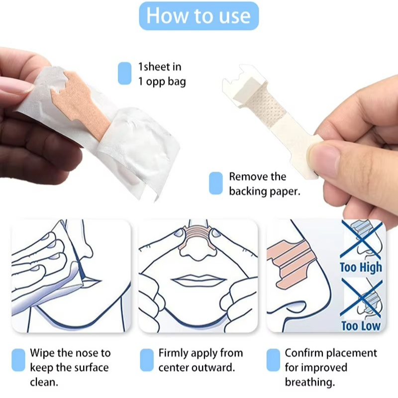 BowLift | Extra Strength Black Nasal Strips for Better Sleep and Reduced Snoring