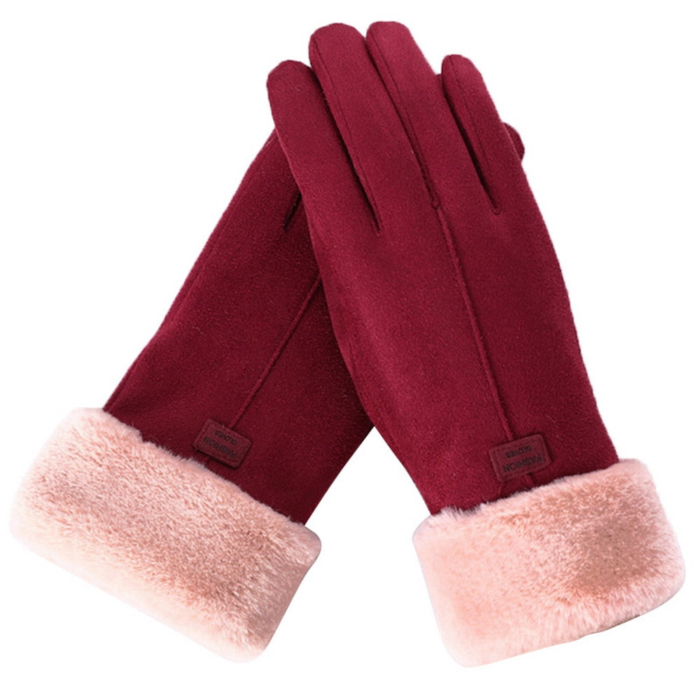 BowLift | Furry Gloves – Warm Waterproof Touchscreen Winter Gloves