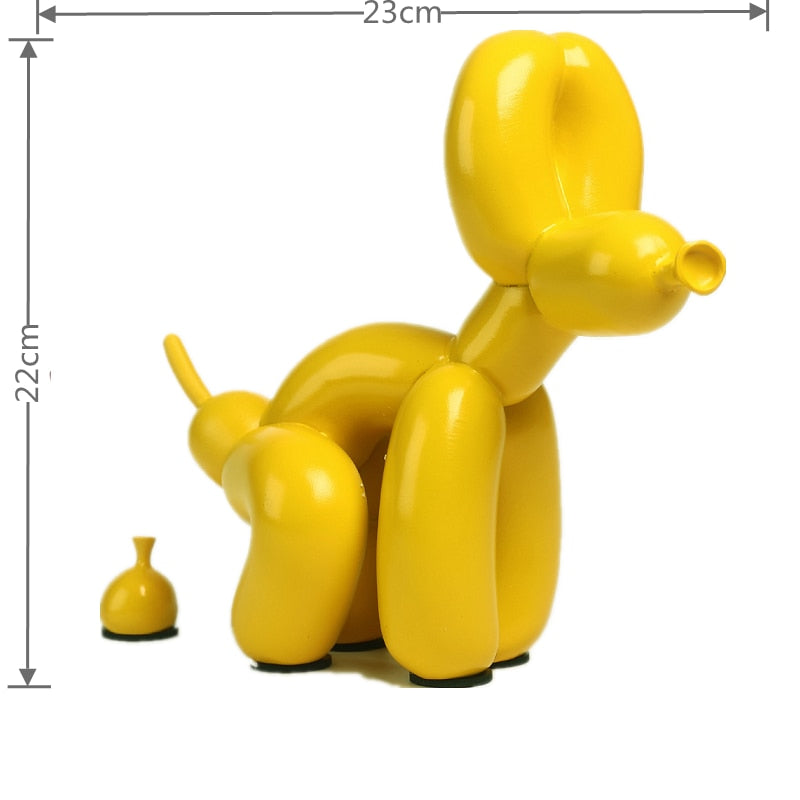 BowLift | Balloon Dog Sculpture, Balloon Art Statue, Mini Collectible Figurine, Home Decoration, Resin Figure, Desk Accessories, Room Decoration