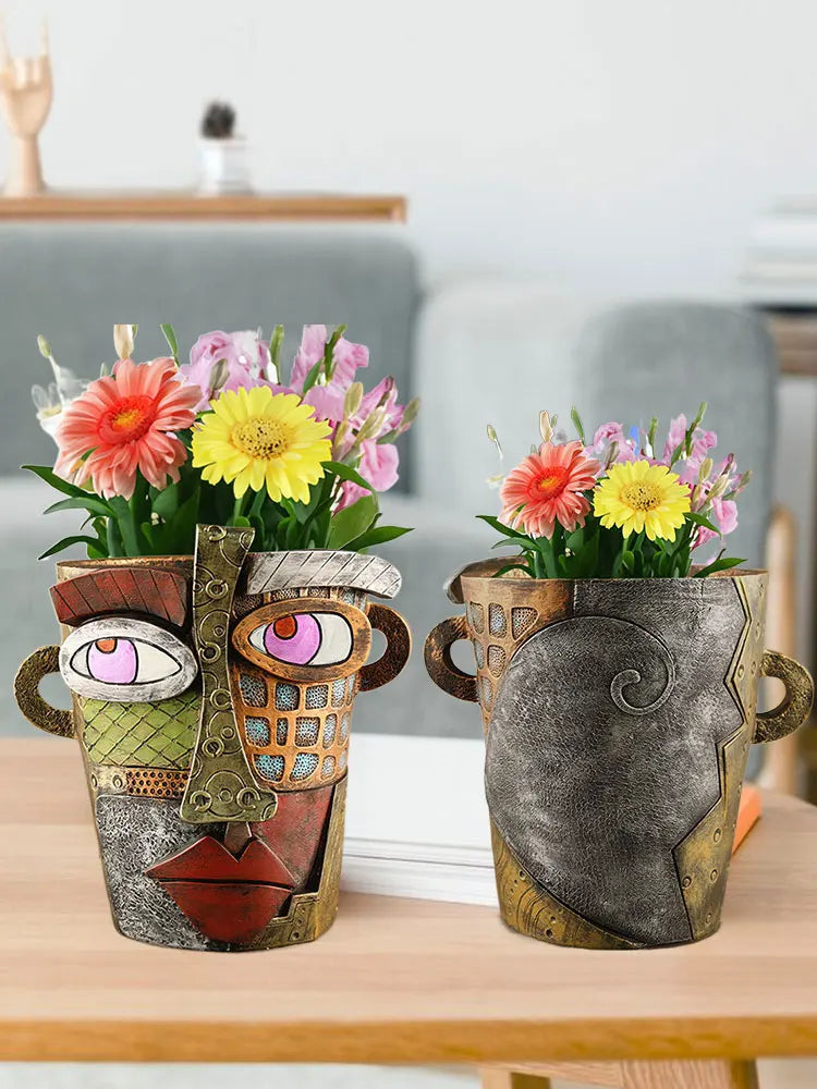 BowLift | Colorful Face Flower Pot – Creative Decoration for Home and Garden