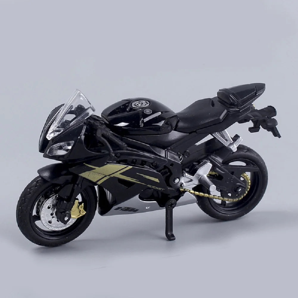 BowLift | 1:18 Scale Yamaha R6 Alloy Roller Sportbike Figures Diecasts Kids Toy Motorcycle Racing Model Replicas Collector's Gift for Boys