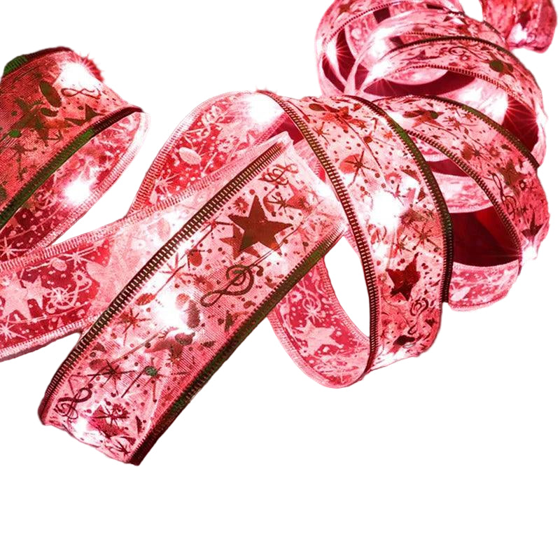 BowLift | Glowing LED Ribbon Pattern Elegant Christmas Decoration