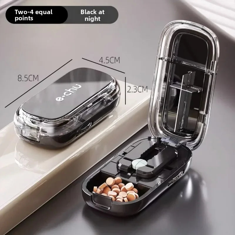 BowLift | Pocket Size Dustproof Pill Cutter Organizer