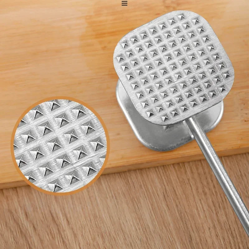BowLift | Dual-Sided Aluminum Meat Tenderizer Hammer