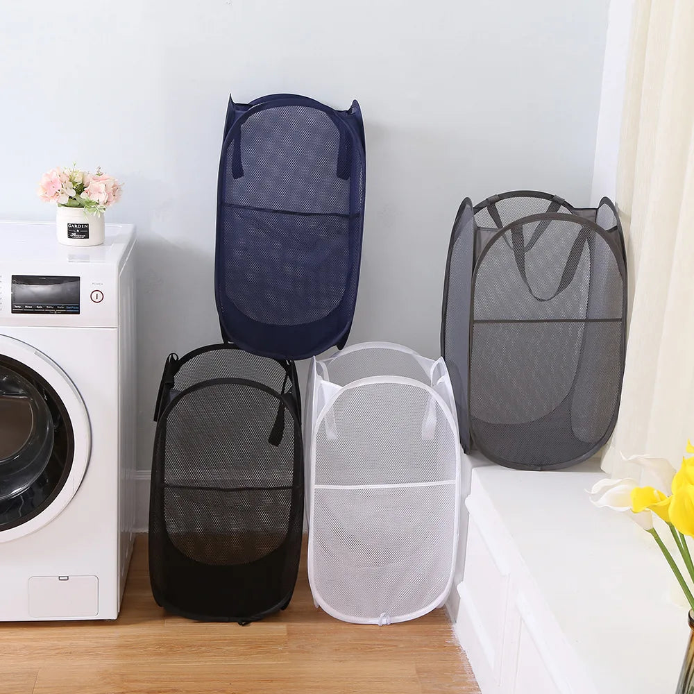BowLift | CasaFold Fabric Basket | Foldable & Sustainable | Lightweight & Portable | For Laundry & Storage