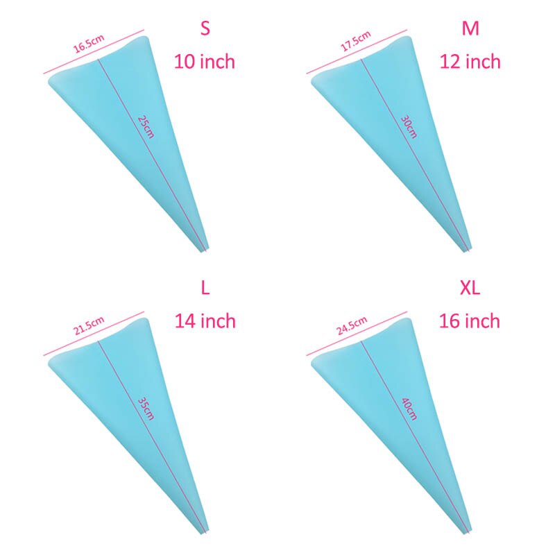 BowLift | 4Pcs Diy Reusable Pastry Icing Bag