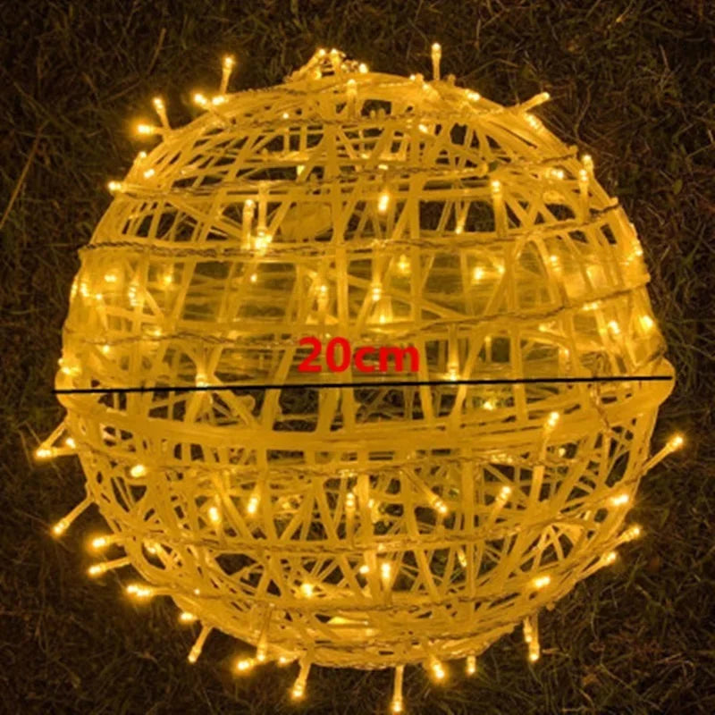 BowLift | Sphere - Rattan Party Lighting