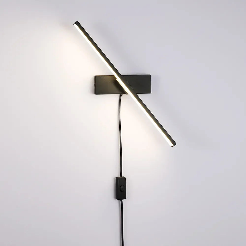 BowLift | PlugLuxe – Sleek Scandinavian Wall Lamp with Plug for Stylish Interiors
