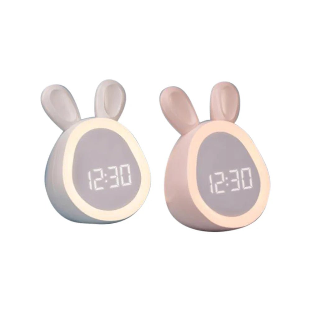 BowLift | WakkerKonijn – Kids alarm clock with LED night light and playful rabbit design