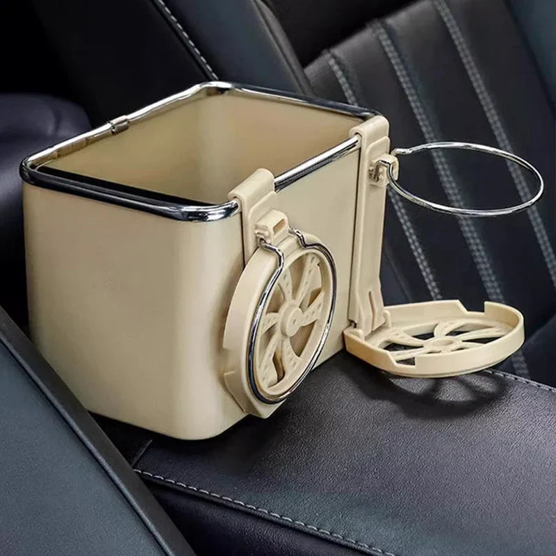 BowLift | Car Armrest Storage Organizer with Cup Holder