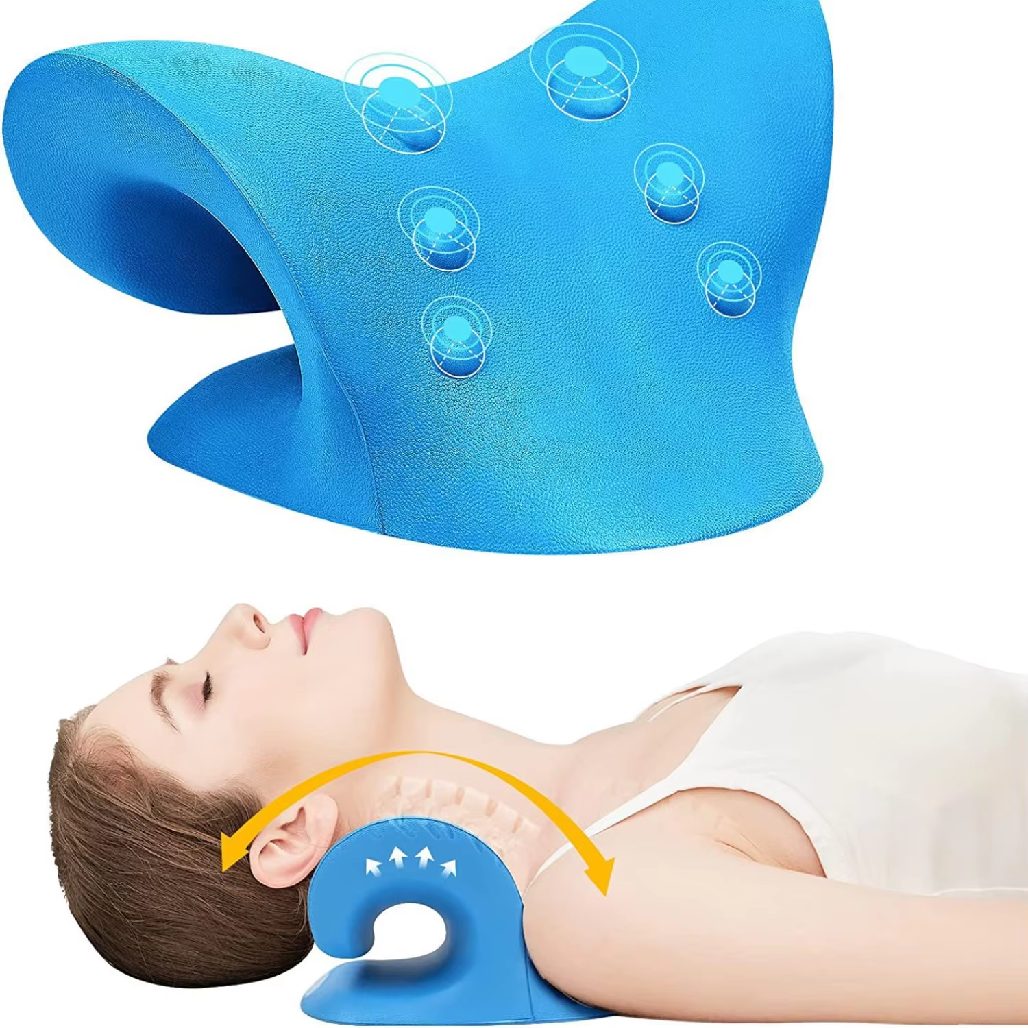 BowLift | Cervical Neck and Shoulder Stretcher Spine Alignment and Pain Relief Pillow