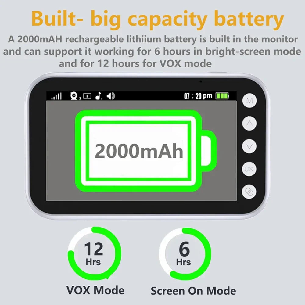 BowLift | Baby Monitor Surveillance Night Vision Music Nanny Camera