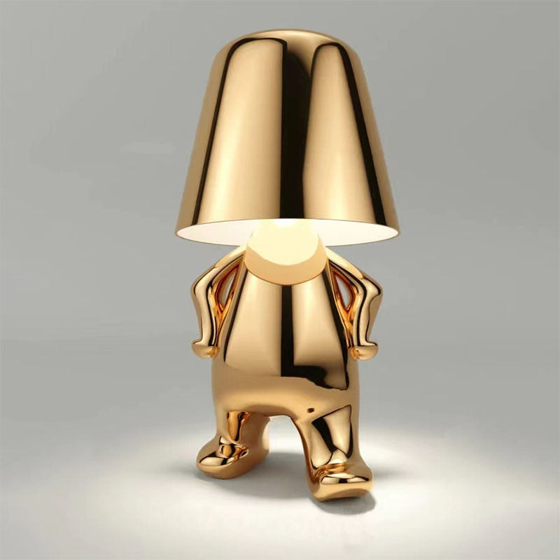 BowLift | Modern Gold Metal LED Table Lamp