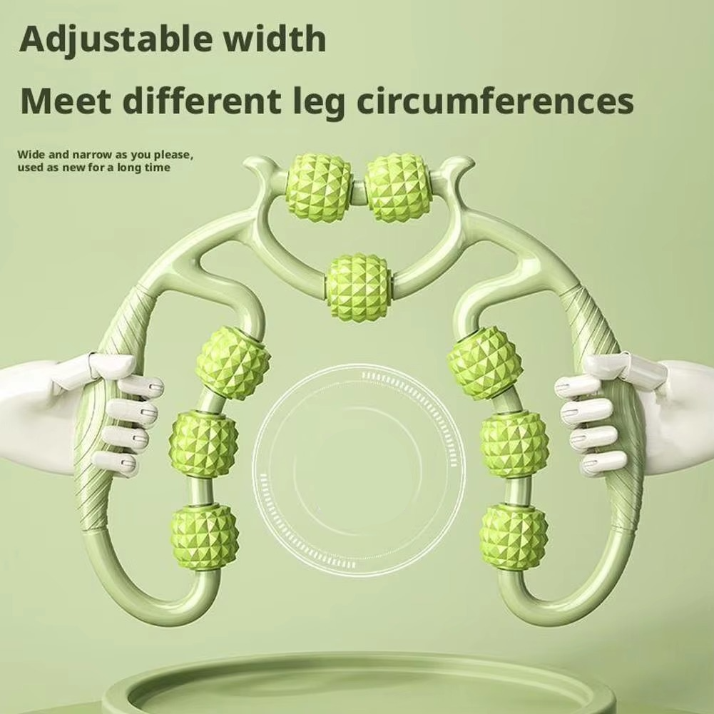 BowLift | Circular Leg Massage Roller Clips for Muscle Relaxation and Recovery