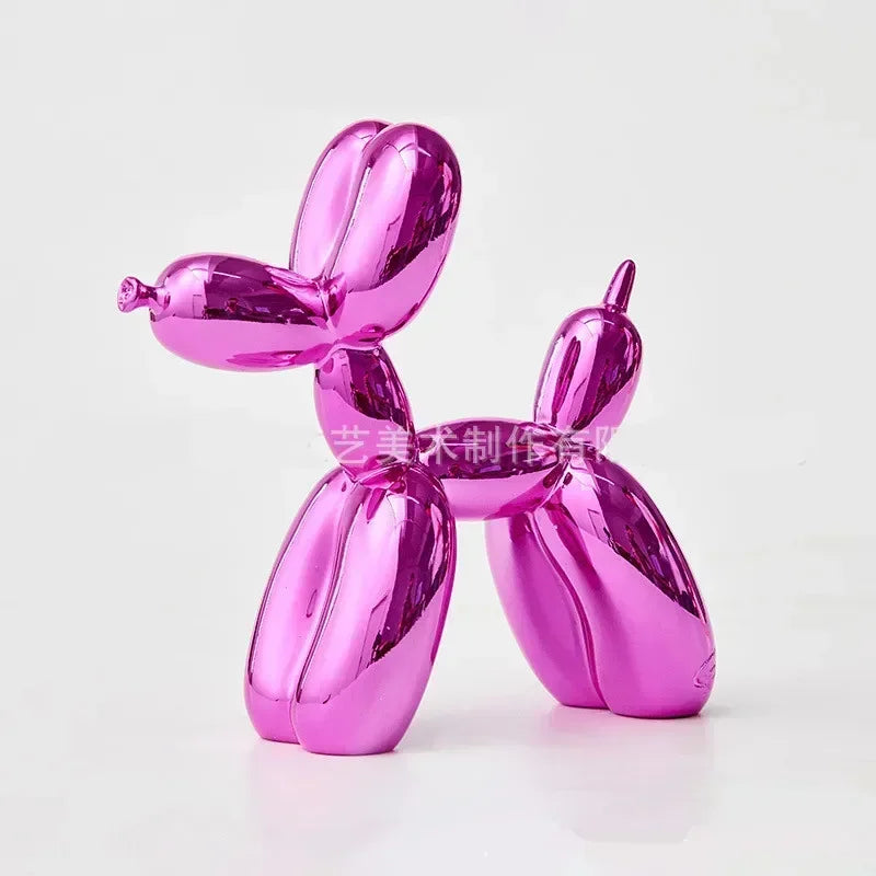 BowLift | Nordic Balloon Dog Sculpture Resin Animal Ornament Art Sculptures and Figures Craft Home Decoration Room Desktop Accessories