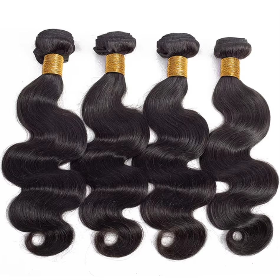 BowLift | Short Peruvian Body Wave Hair Bundles 3/4 Pack Deals, 100% Unprocessed Virgin Human Hair, Loose Body Weave