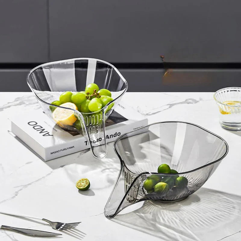 BowLift | Crystal Clear Multifunctional Kitchen Drain Basket