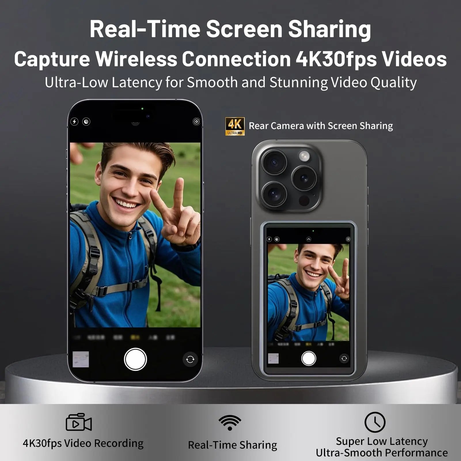 BowLift | Magnetic Selfie Mirror For Rear Phone Camera