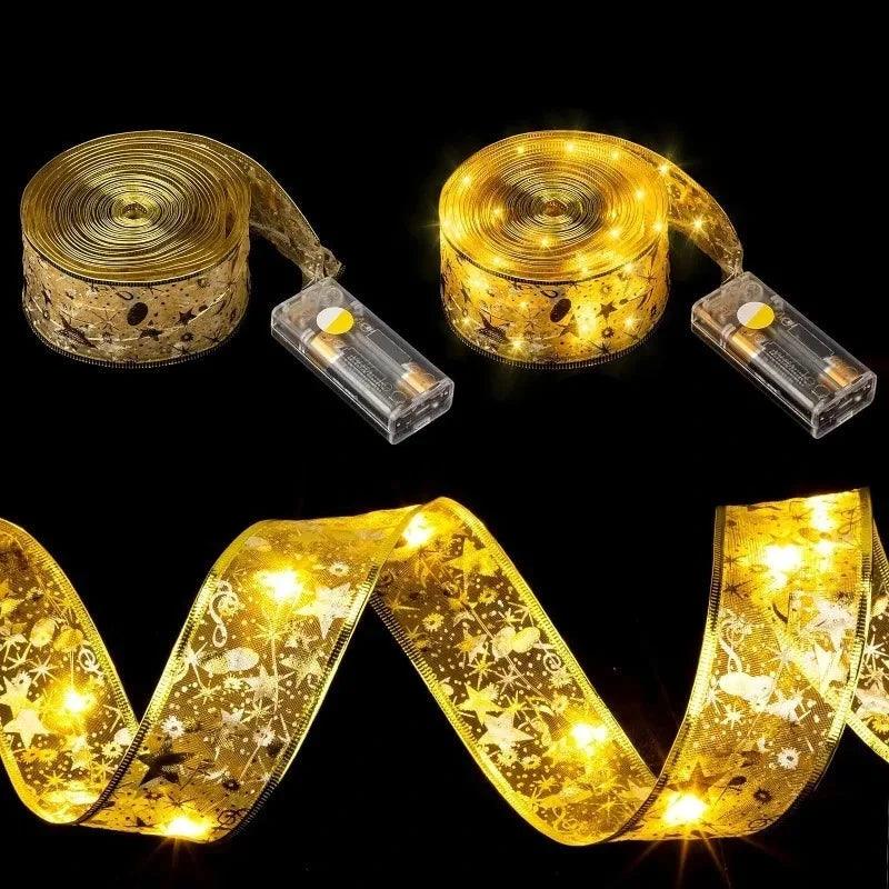 BowLift | Glowing LED Ribbon Pattern Elegant Christmas Decoration