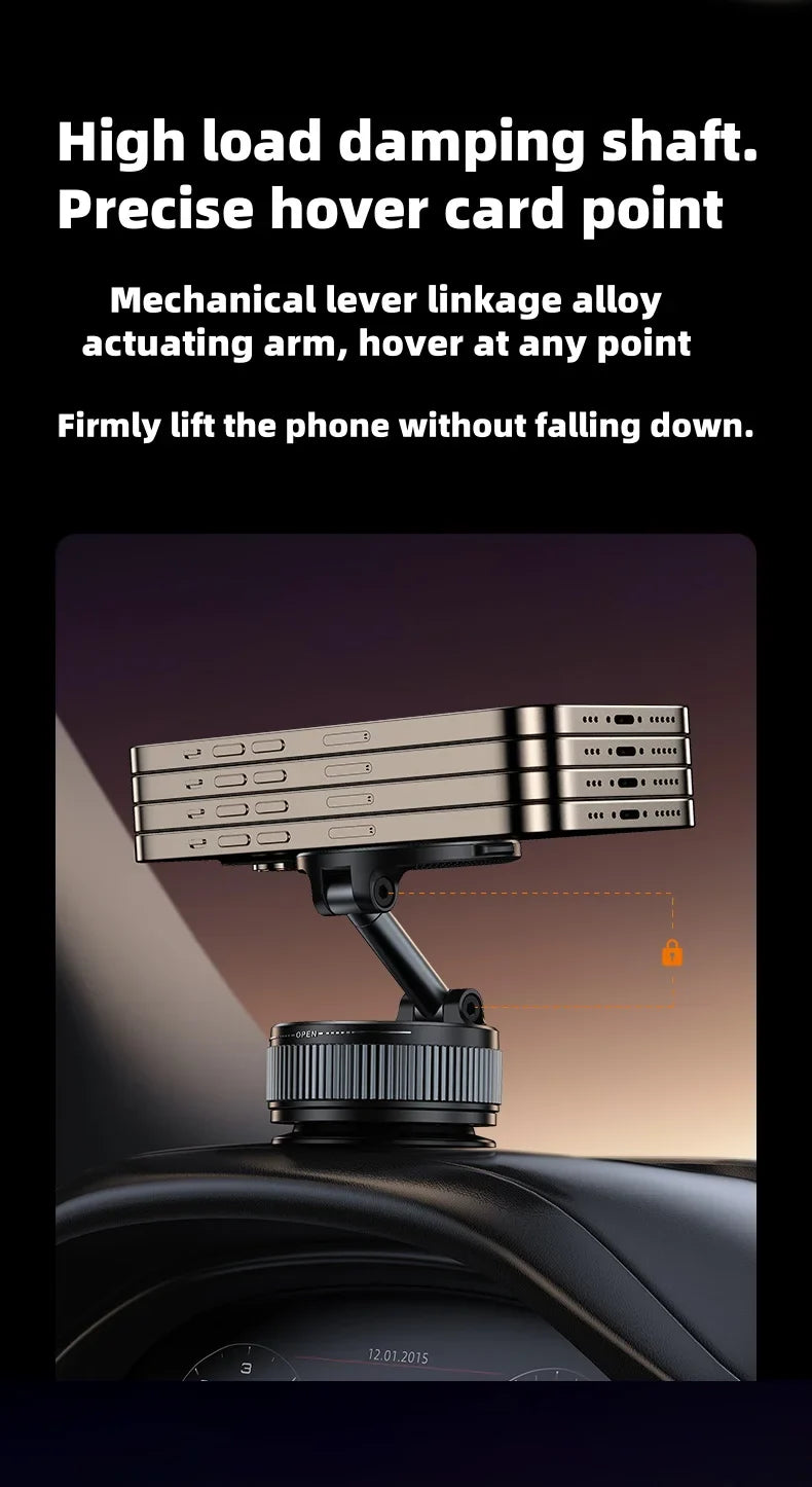 BowLift | 360° Rotatable Vacuum Magnetic Phone Holder
