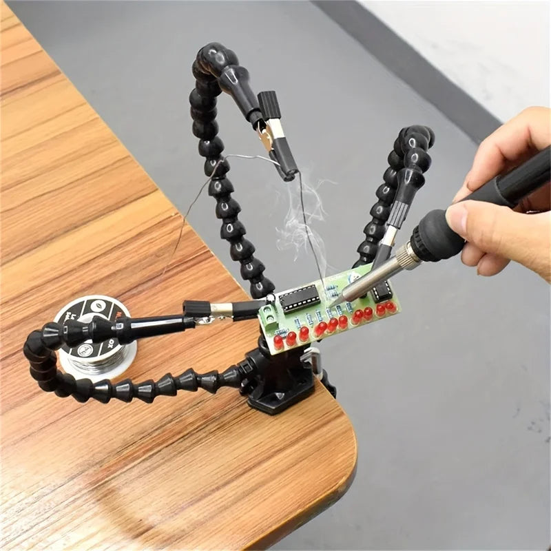 BowLift | PrecisionLume Soldering Station | Integrated Magnifying Lamp | Adjustable All-in-One Design