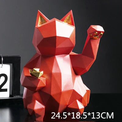 BowLift | Nordic Style Geometric Lucky Cat