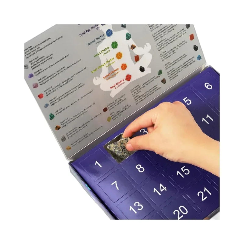 BowLift | GemSpark – Adventskalender met 24 edelstenen – Voor kinderen & verzamelaars