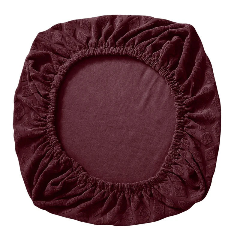 BowLift | Spandex elastic office chair cover Jacquard seat covers pineapple mesh fleece protective cover elastic computer seat protector