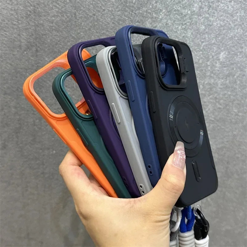BowLift | Magnetic Soft Wrist Bracket Lens Cover iPhone Case