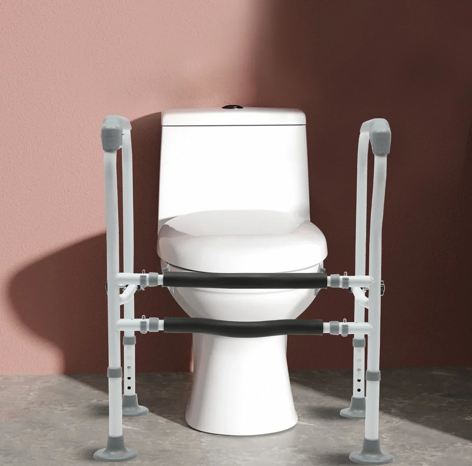 BowLift | Height-adjustable Toilet Senior Care Comfort Safety Rails