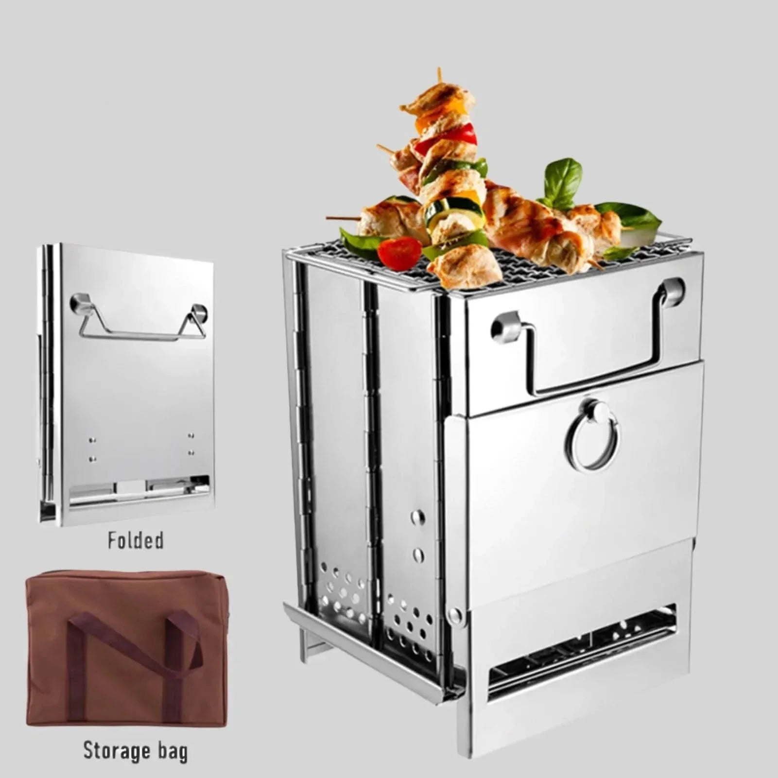BowLift | EcoCamp Folding Wood Stove – Cooking & grilling without electricity outdoors