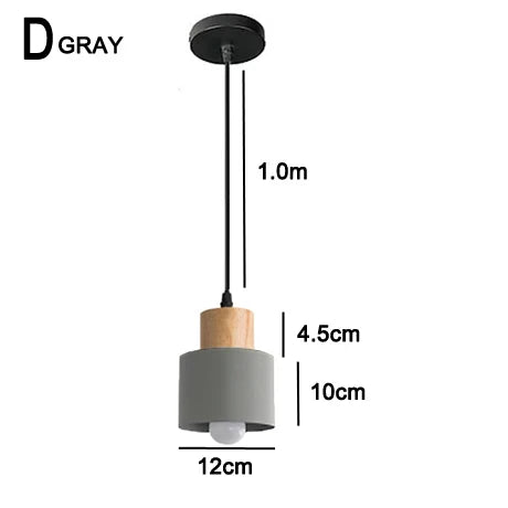 BowLift | Nordic LED Pendant Lights Made of Metal and Wood - Modern Hanging Lamps for Dining Room and Kitchen