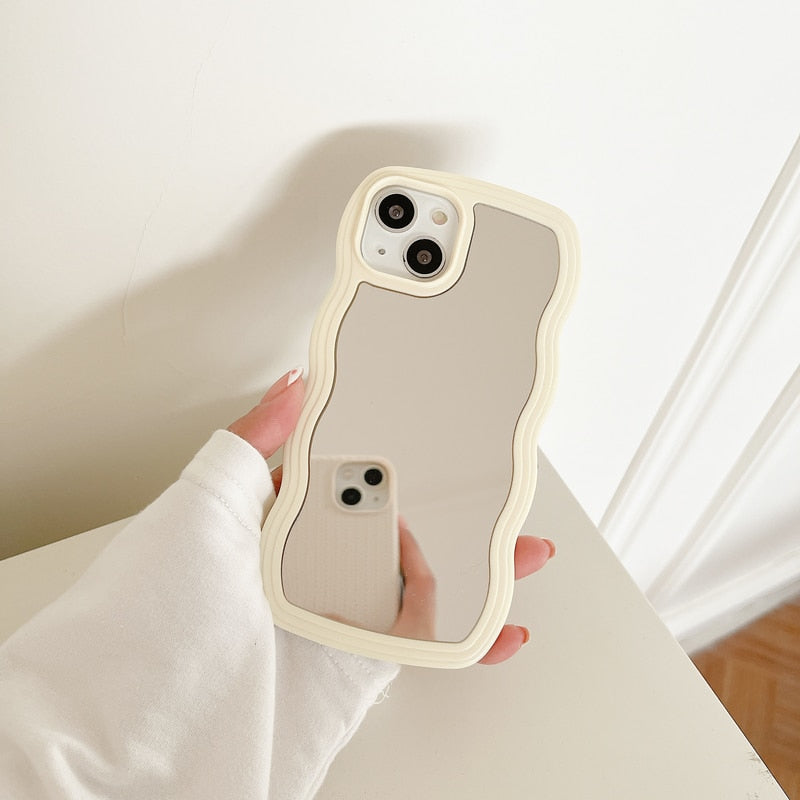 BowLift | Wavy Makeup Mirror Phone Case