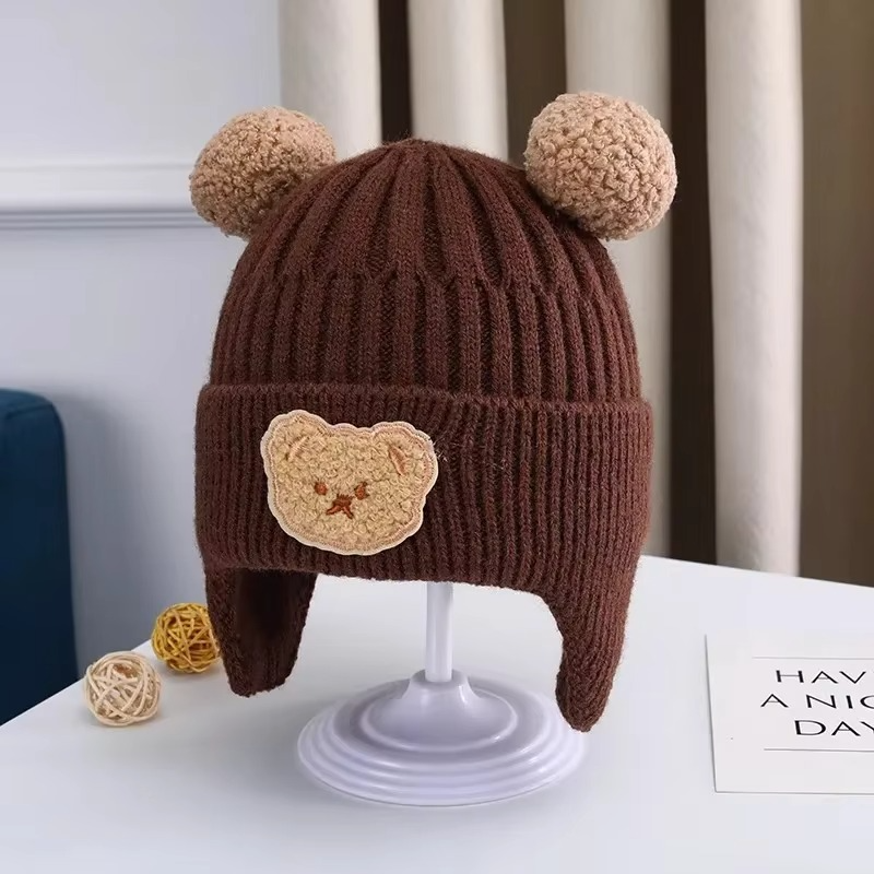 BowLift | Cozy Baby Knit Hat with Bear Ears for Winter Warmth