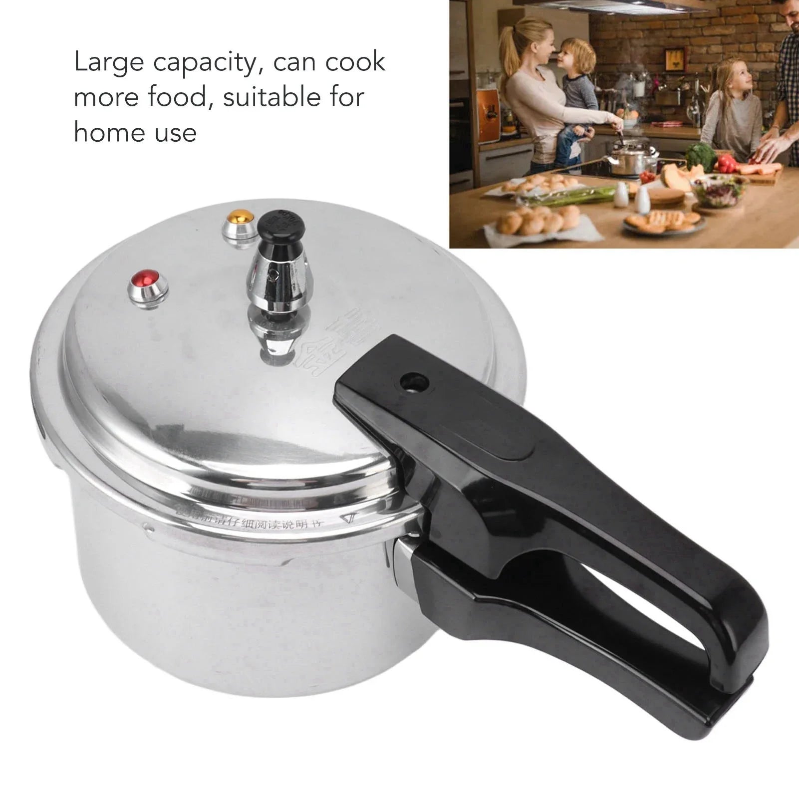 BowLift | 3L Aluminium Alloy Pressure Cooker for Gas Stove
