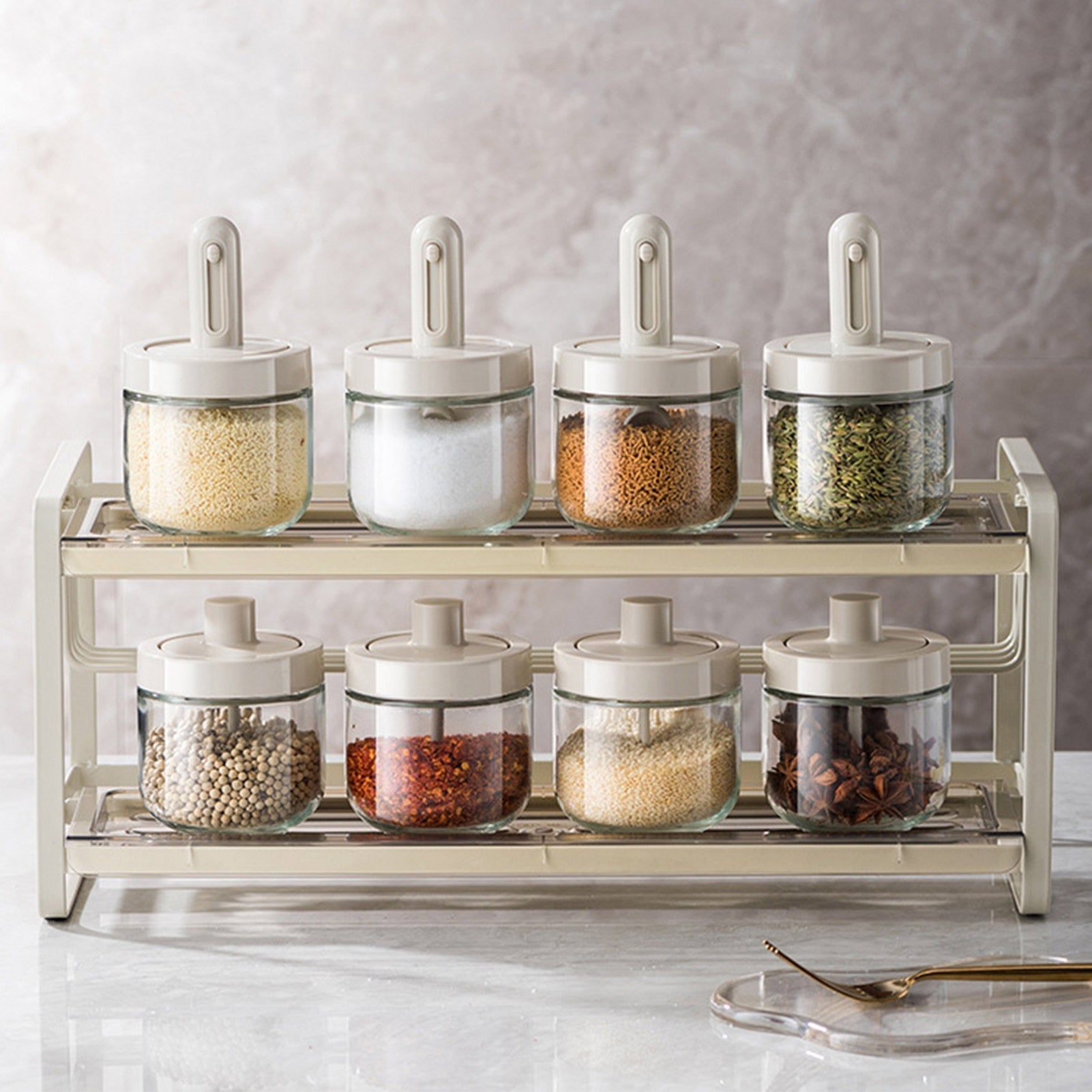 BowLift | Creative Mini Seasoning Jar with Spoon