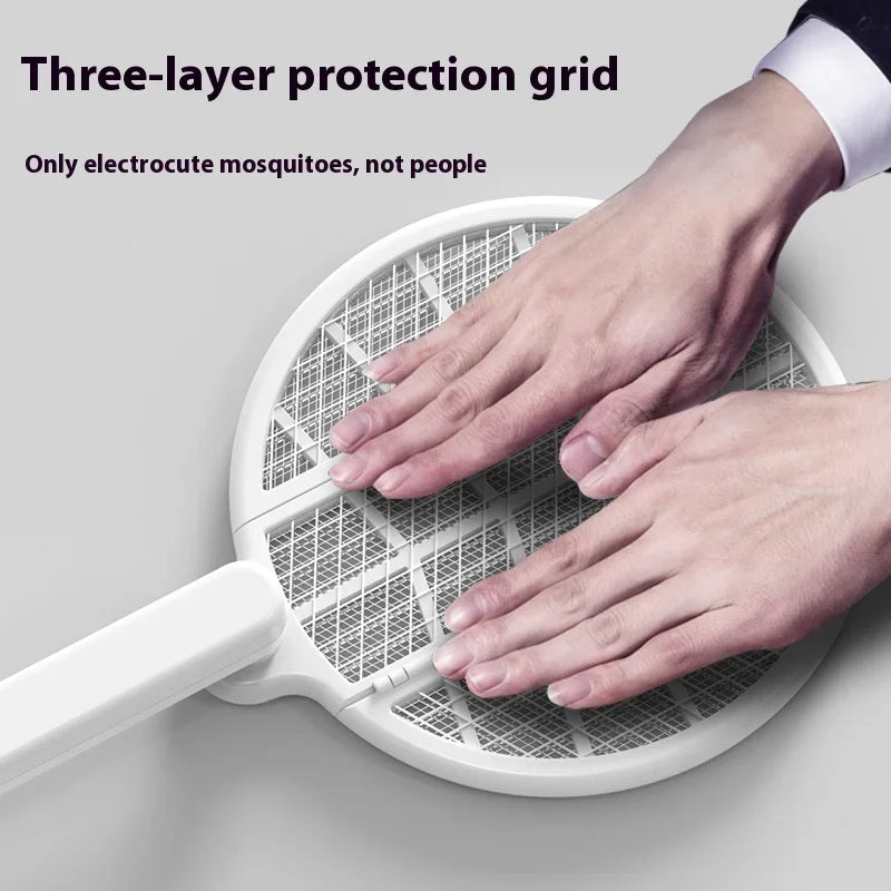 BowLift | Foldable Automatic Lamp Mosquito Zapper Racket