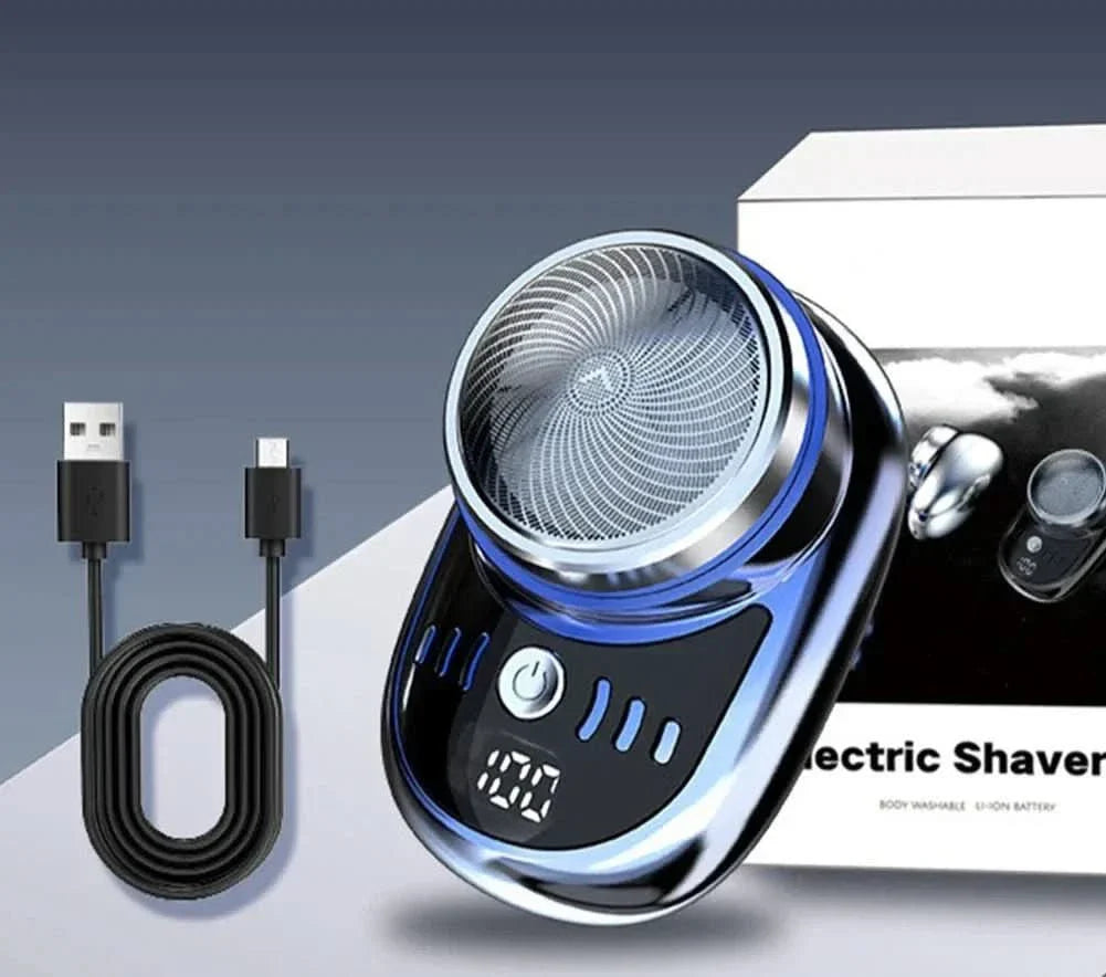 BowLift | Compact USB shaver for travelling with digital battery display