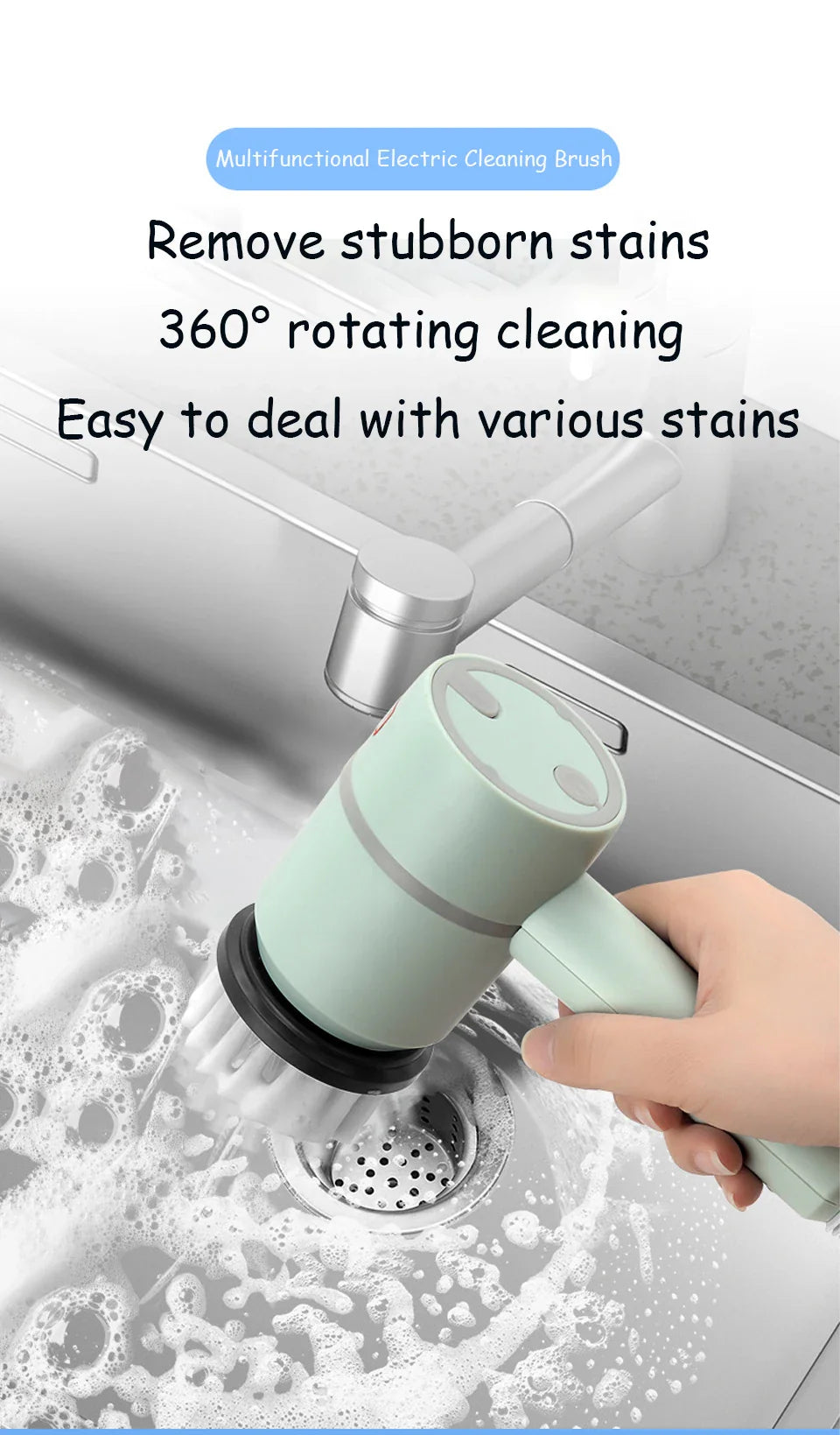 BowLift | Multipurpose Electric Cleaning Brush